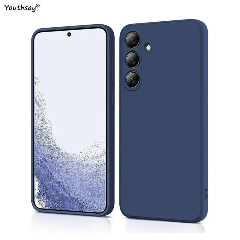 For Samsung Galaxy A36 Case Cover Samsung Galaxy A36 A06 A16 A15 A35 Funda Coque Soft Original Liquid Silicone Case Samsung A36