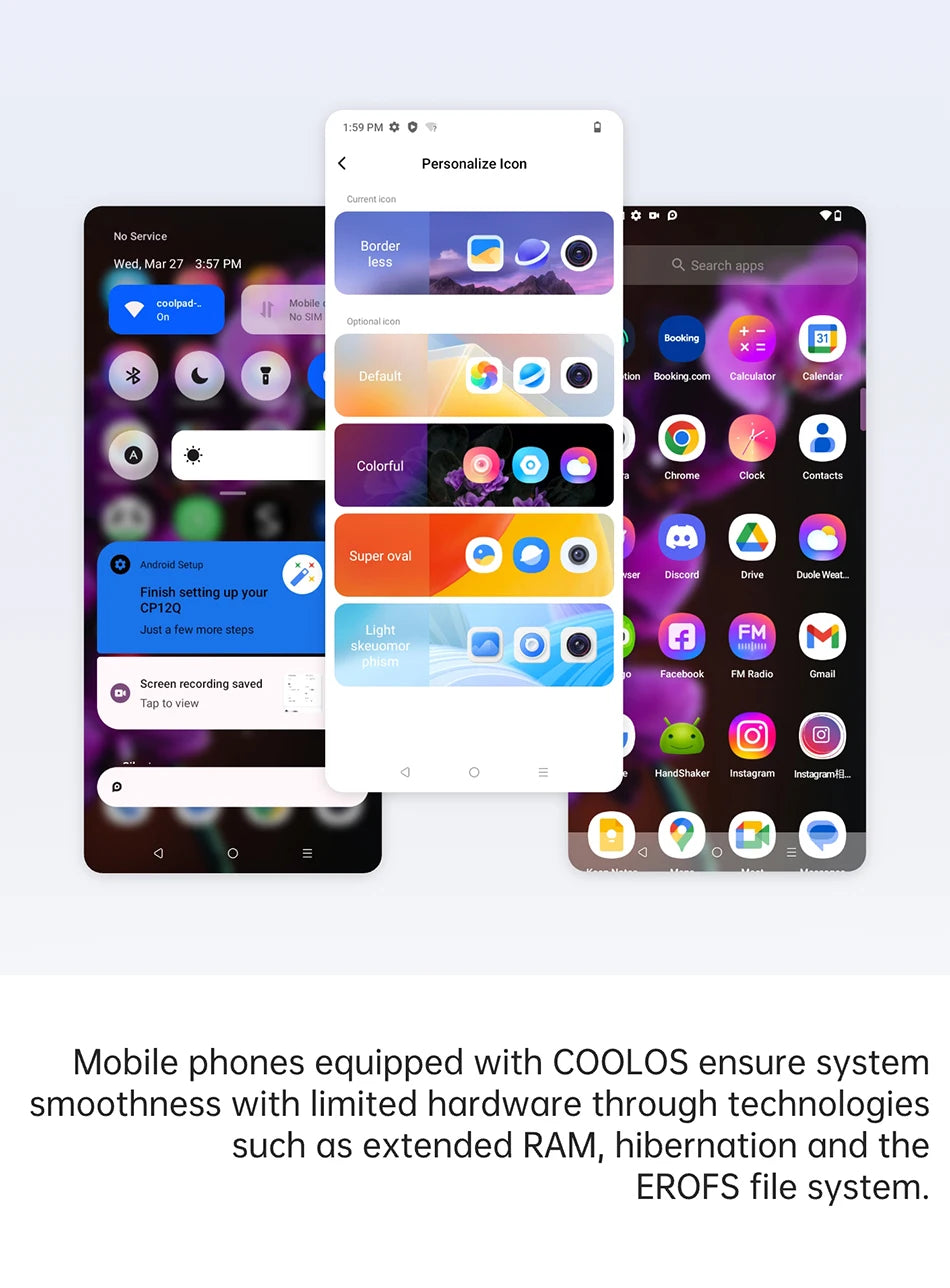 Global Version coolpad COOL 30 Play Smartphone NFC 6.79" HD+ 90Hz Punch-Hole Screen Helio G99 64MP Triple Camera 5000mAh Battery