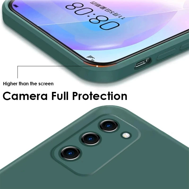 For Samsung Galaxy M15 Case Samsung M15 F15 5G Cover Soft Liquid Silicone Bumper Protective Phone Case For Samsung F15 M15 Funda