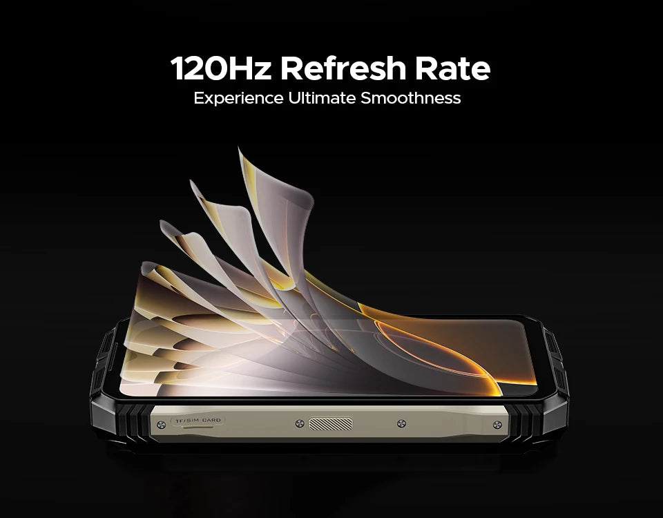 Global Version DOOGEE V Max S 5G Rugged Phone 24GB(8+16) 256GB 6.58" 120Hz 22000mAh Battery 108MP Camera Dual Camping Lights