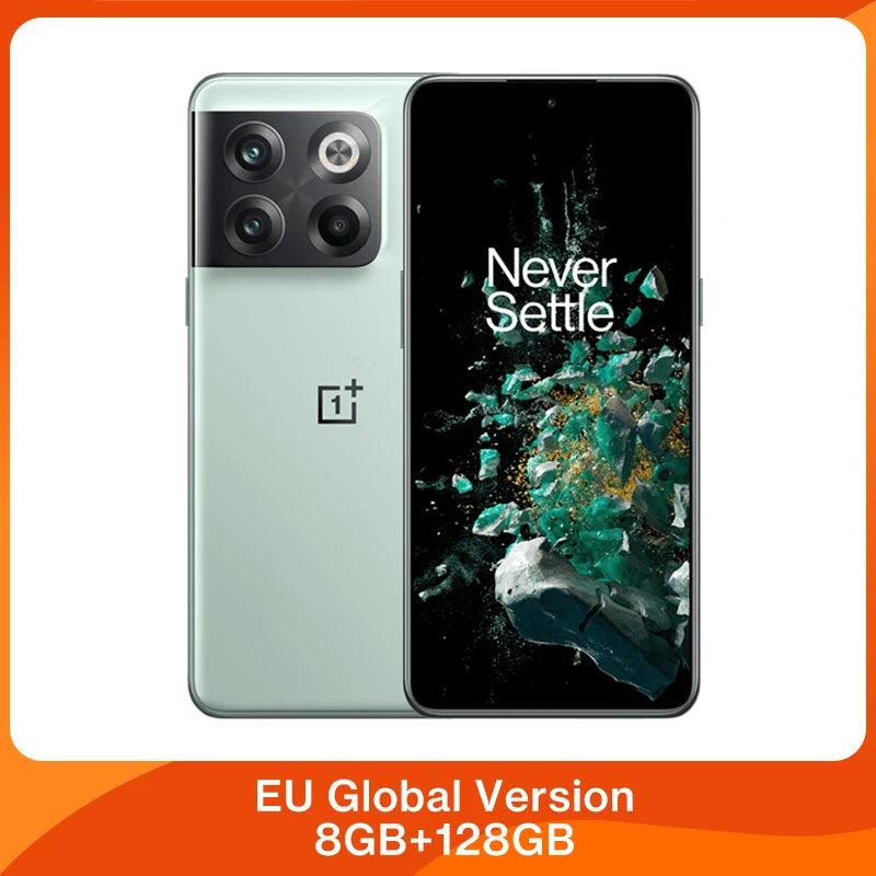 OnePlus 10T 10 T 5G Smartphone Global Version 8GB 128GB Snapdragon 8+ Gen 1 125W SUPERVOOC 4800mAh 120 Hz Fluid AMOLED Display
