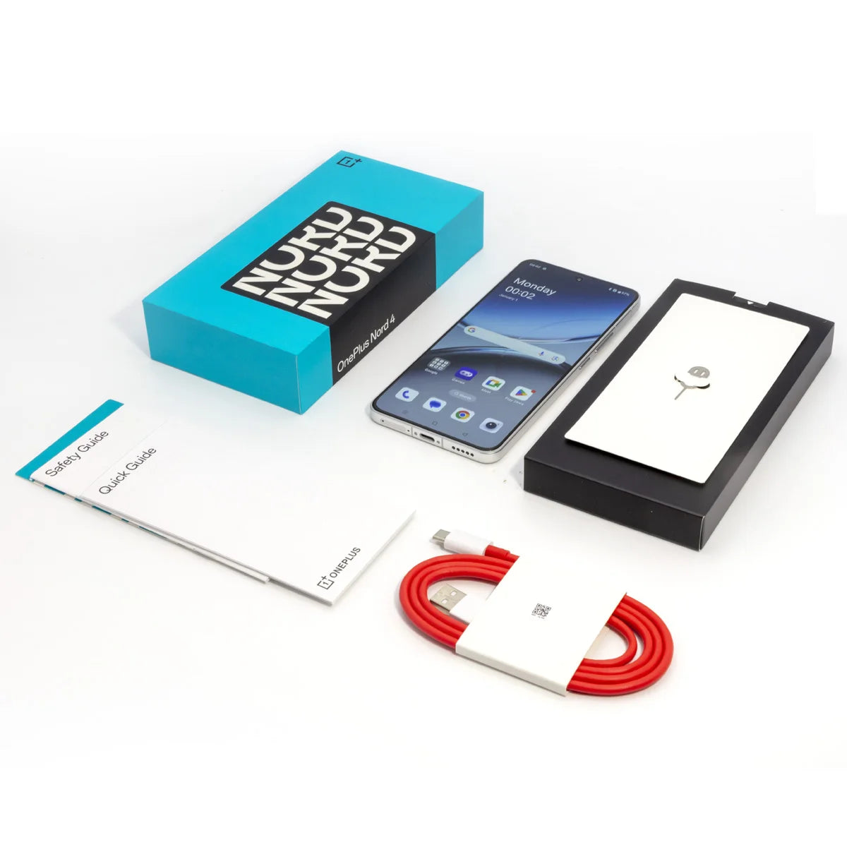 5G OnePlus Nord 4 Smartphone 100W Fast Charging Snapdragon 7 Gen 3 6.74'' 120Hz OLED Display 50MP Camera NFC Global Version