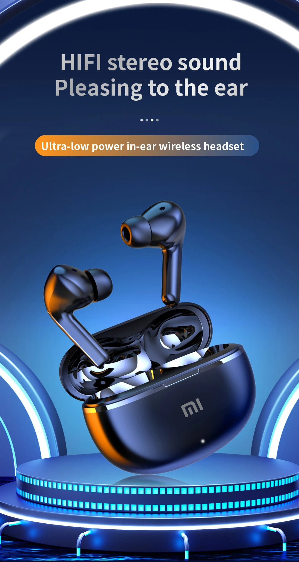 Original Xiaomi Air7 Headset Wireless Earphones Bluetooth Headphones Stereo Sport Game TWS Earbuds In Ear With Mic Touch