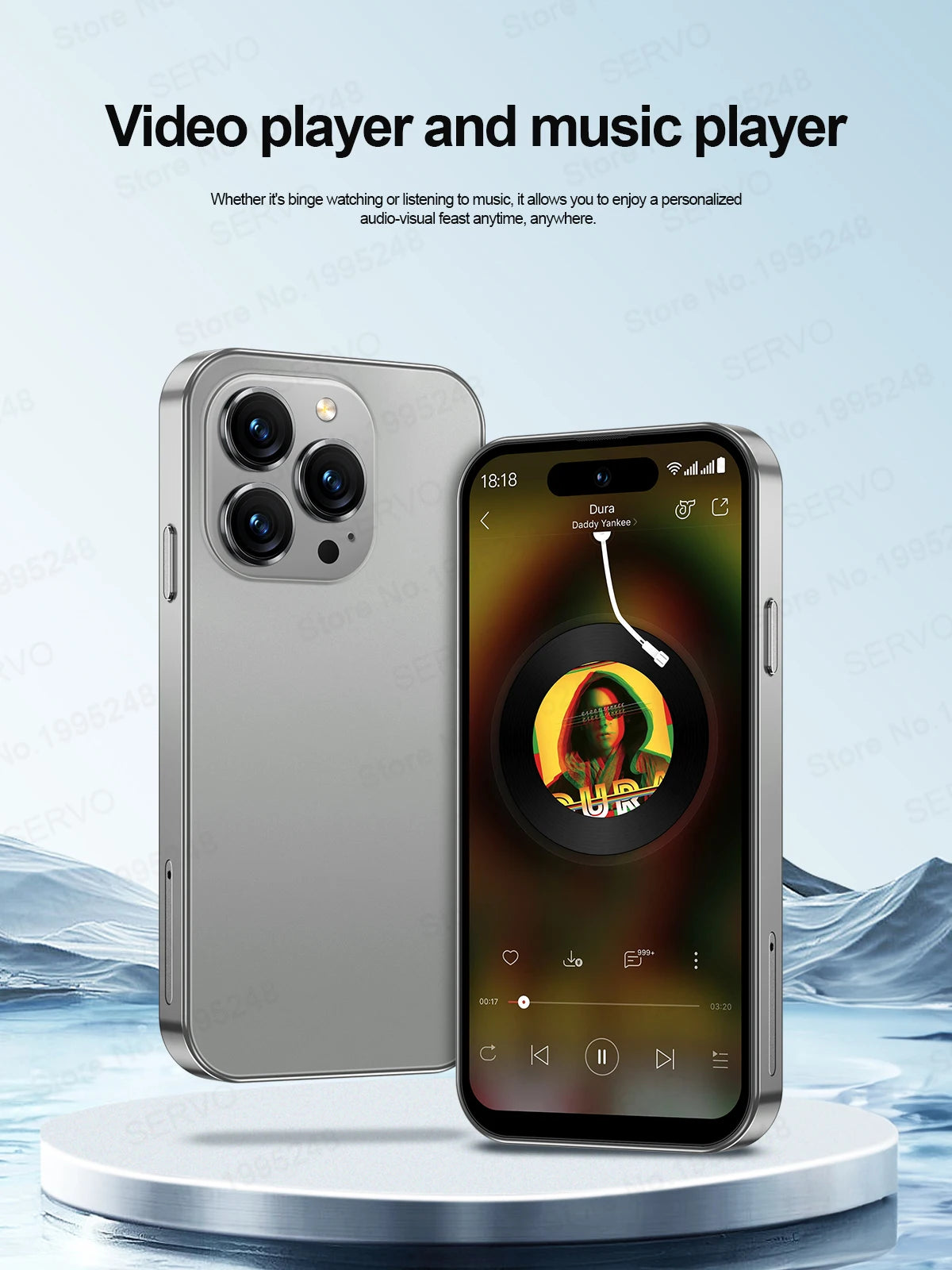 SERVO S16 Mini 4.0" Display Smartphone Android 10.0 3G WCDMA Dual SIM Standby 2GB+16GB Play Store WiFi Cute Cellphone Free Gifts