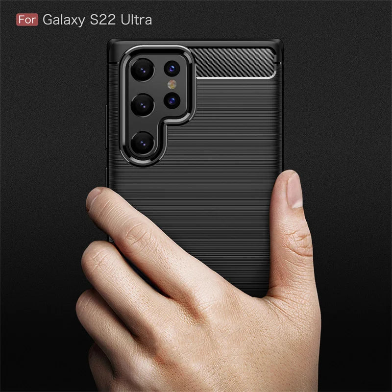 For Case Samsung Galaxy S22 Ultra Cover For Samsung S22 Ultra Coque Bumper Shockproof TPU Case Samsung S22 S23 Ultra Plus Fundas