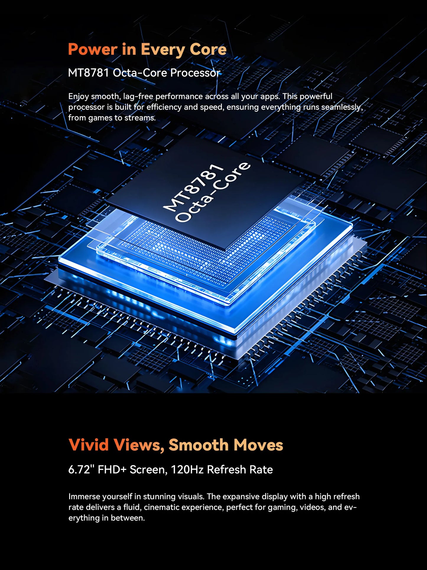 Cubot KingKong Power 3,24 Гб+256 Гб,4G Rugged,10200 мАч,120Hz Screen,100MP Camera,NFC,Android 14,33W глобальная версия