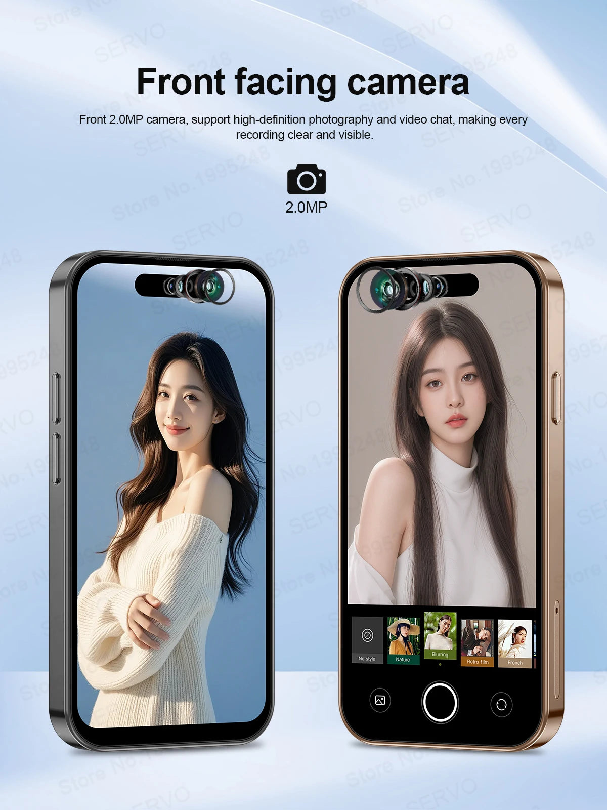 SERVO S16 Mini 4.0" Display Smartphone Android 10.0 3G WCDMA Dual SIM Standby 2GB+16GB Play Store WiFi Cute Cellphone Free Gifts