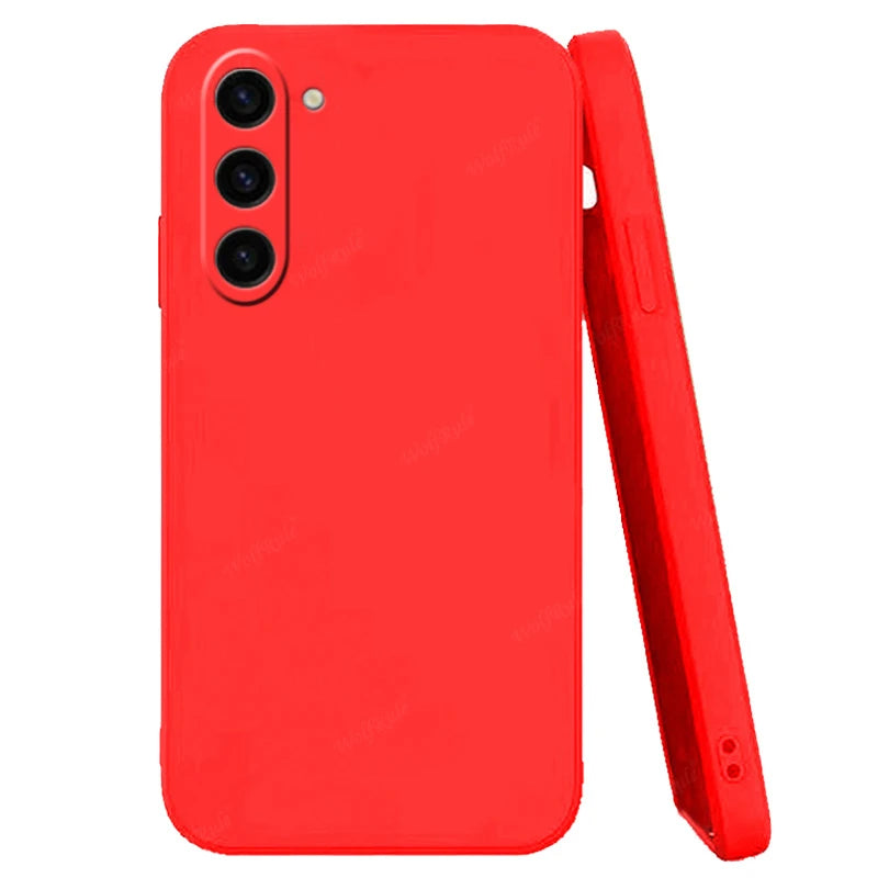For Samsung S25 Case Cover Samsung Galaxy S25 Plus Capas Liquid Silicone Original TPU Shockproof Soft Fundas Samsung S25 Ultra