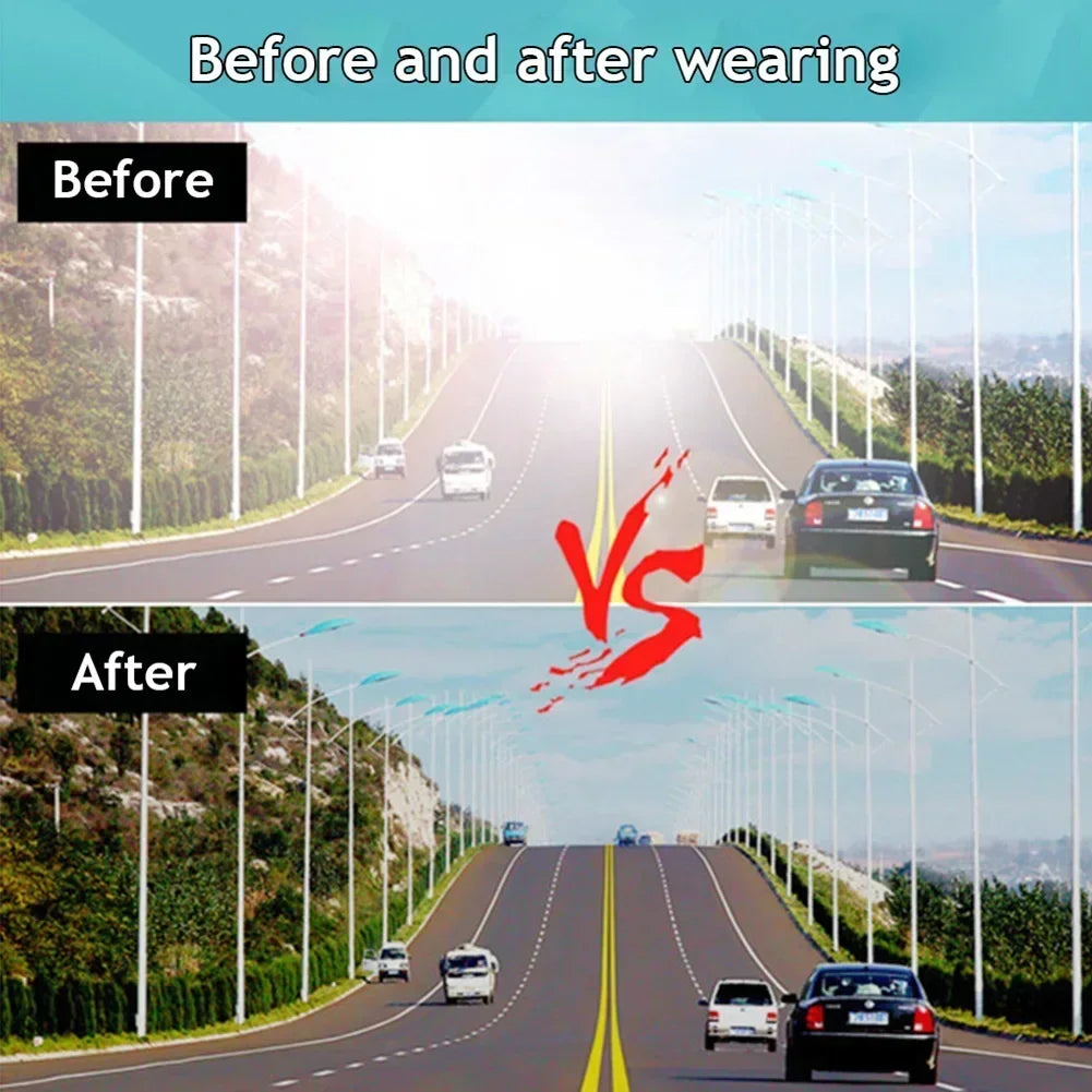 5.0 Stereo Earphones Wireless Headset with Mic Smart Glasses Sunglasses for Driving Cycling Sports Noise Reduction Headphones