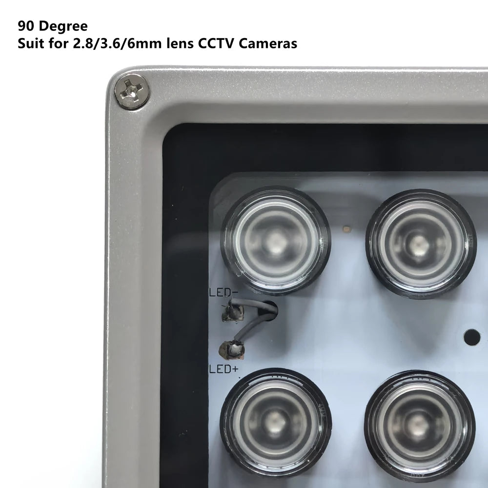 DC 12V IR distance 15 Leds IR Illuminators Infrared Light LED CCTV Camera Night-vision IR Fill Lamp for CCTV Security Camera