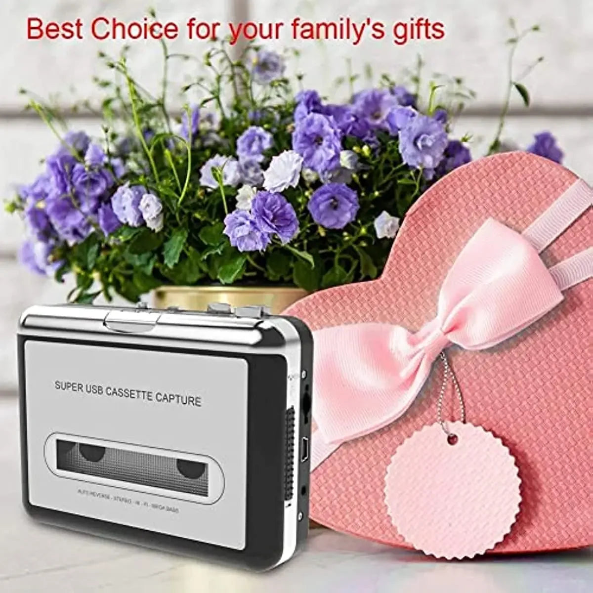 Walkman Cassette Player to MP3 CD Converter Audio Music Player Compatible with Laptop PC Computer Convert Cassette to Digital