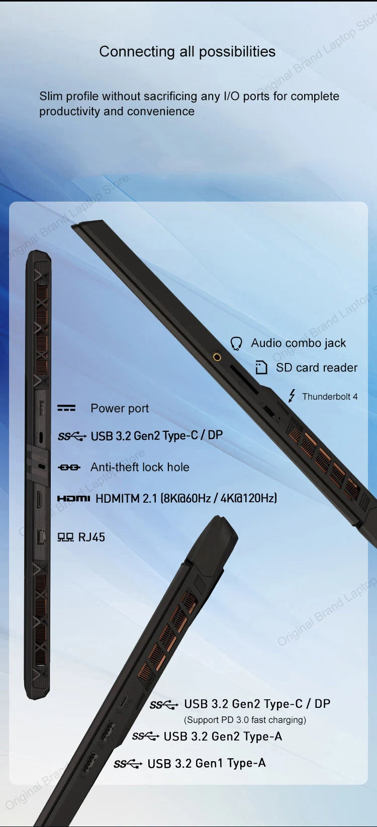 2024 MSI Vector 17 HX Gaming Laptop 17 Inch QHD 2.5K 240Hz IPS Screen Netbook i9-14900HX 32GB 1TB RTX4070 Notebook Computer PC