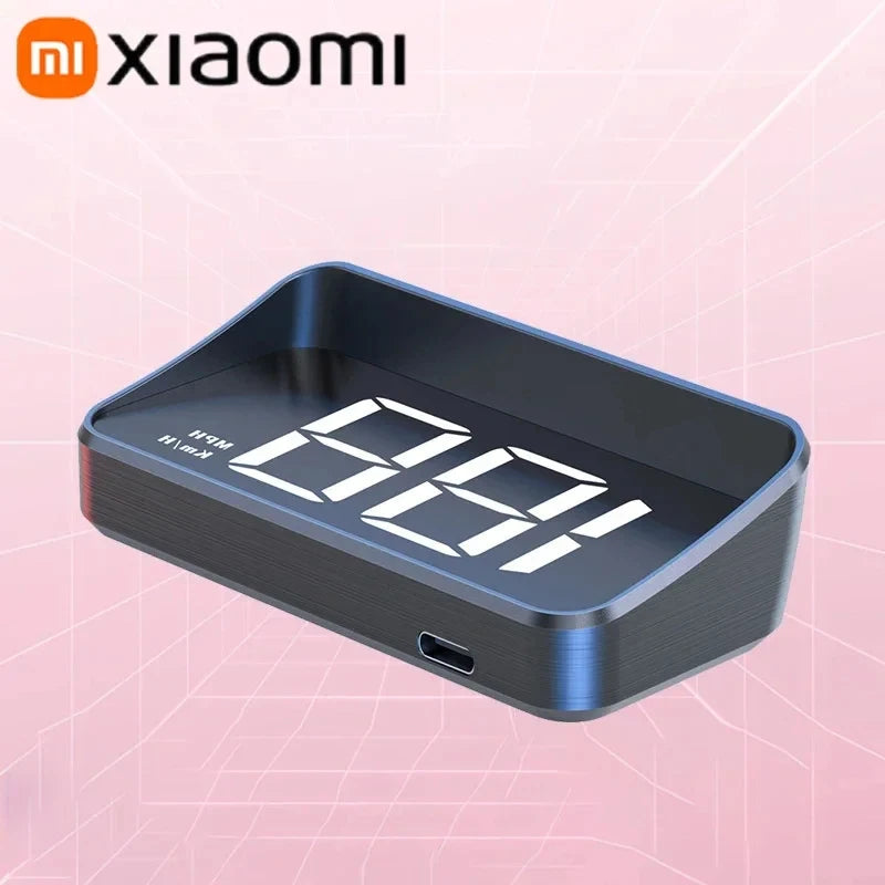 Xiaomi New Car Speedometer HUD Head Up Display Digital Speed Mete GPS Compass Multifunctional Automatic Car Windshield Projector