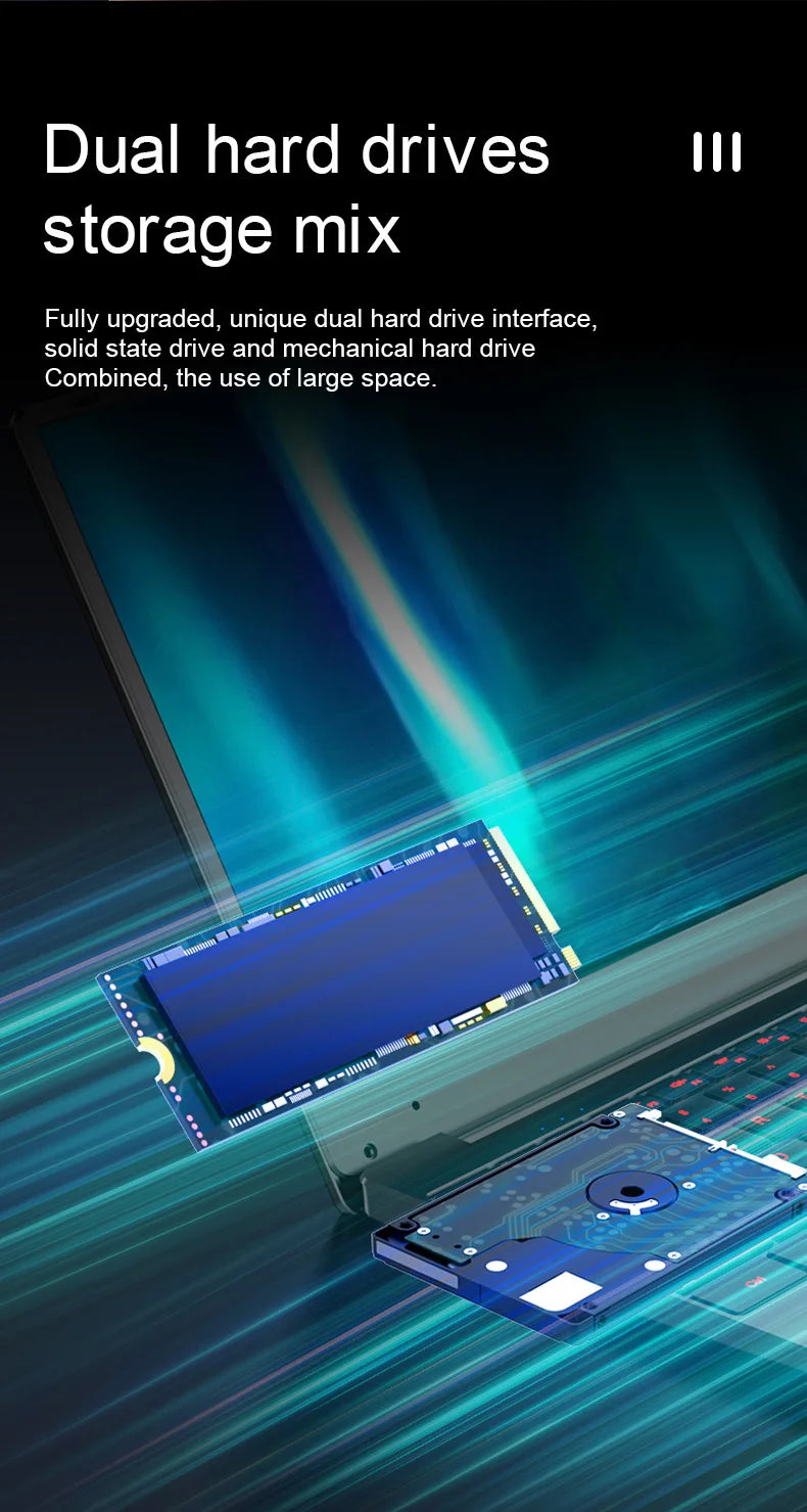15.6" PA156 Laptop Computer Win11 Intel N5095 16G 128G/256G/512G Notebook Netbook Backlit Keyboard WIFI HD BT4.0 USB3.0 3.0MP