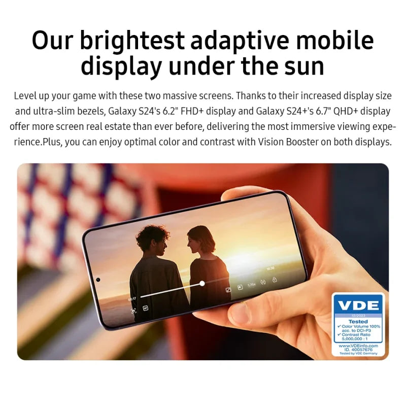 Samsung Galaxy S24 Plus S24+ 5G S926B Global Version 6.7" Dynamic LTPO AMOLED ROM 256/512GB RAM 12GB NFC Original AI Cell Phone