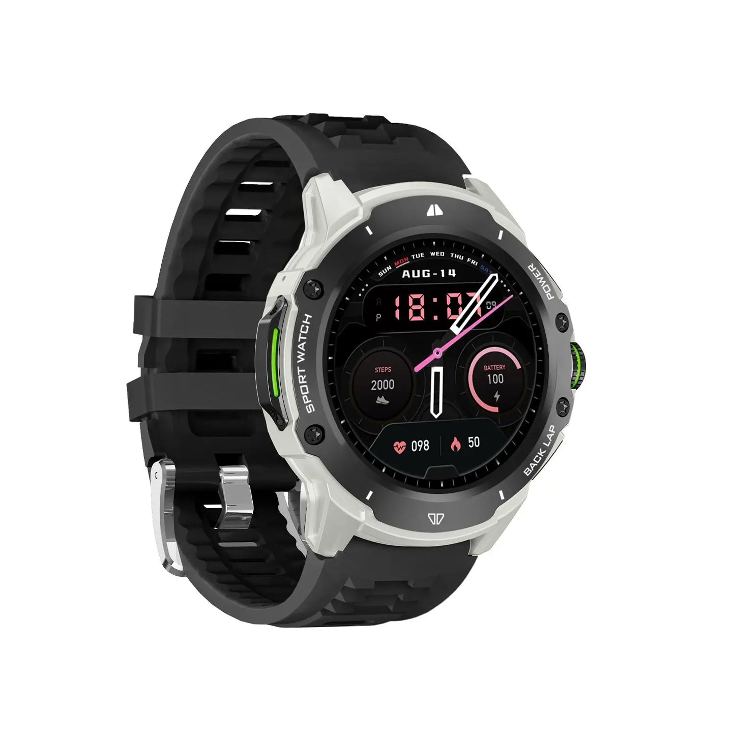 8+128GB Smart Watch 4G Network SIM Card 1.43''AMOLED 200W Camera with GPS Wifi Google Play 466*466 Screen Android for Men Women