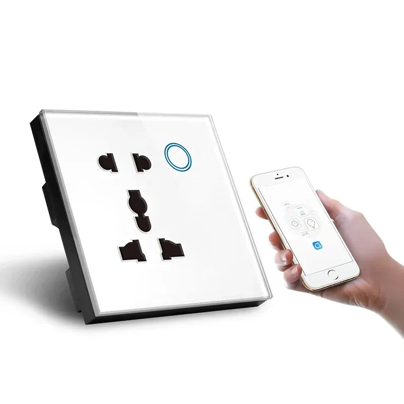Shawader Tuya Wifi Smart USB Type-C PD 20W Wall Socket Universal Electrical Plug Outlet Power Switch Wireless,Alexa Google Home