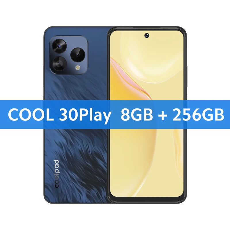 Global Version coolpad COOL 30 Play Smartphone NFC 6.79" HD+ 90Hz Punch-Hole Screen Helio G99 64MP Triple Camera 5000mAh Battery