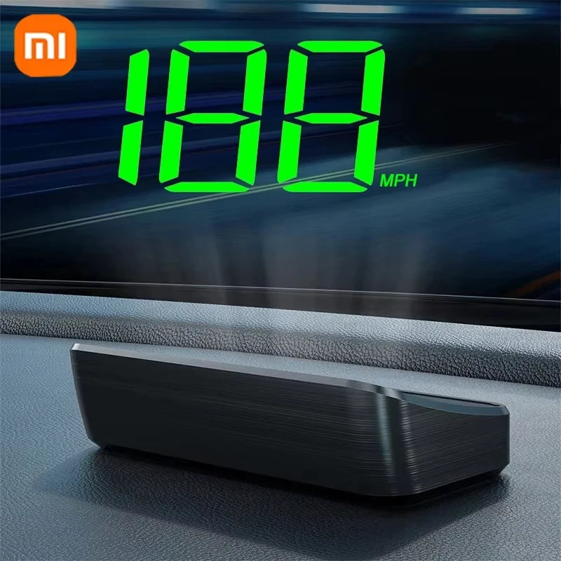 Xiaomi New Car Speedometer HUD Head Up Display Digital Speed Mete GPS Compass Multifunctional Automatic Car Windshield Projector