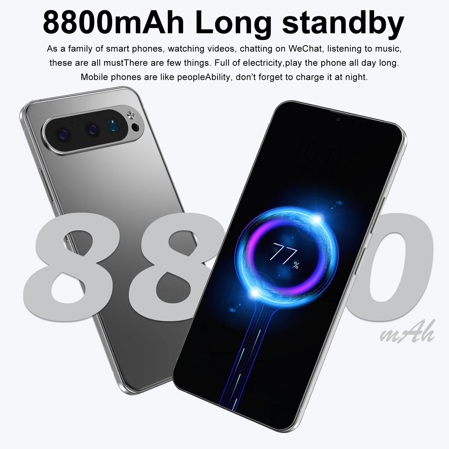 2025 Pixel 9 Pro XL Smartphone 7.3 FHD + 108MP 22GB + 2TB Snapdragon 8 Gen4 8800mAh 5G Dual SIM, Android 15 Expandable Memory