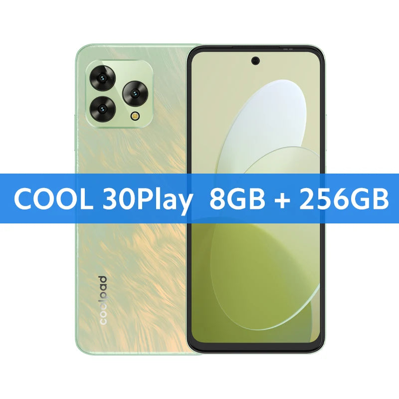 Global Version coolpad COOL 30 Play Smartphone NFC 6.79" HD+ 90Hz Punch-Hole Screen Helio G99 64MP Triple Camera 5000mAh Battery