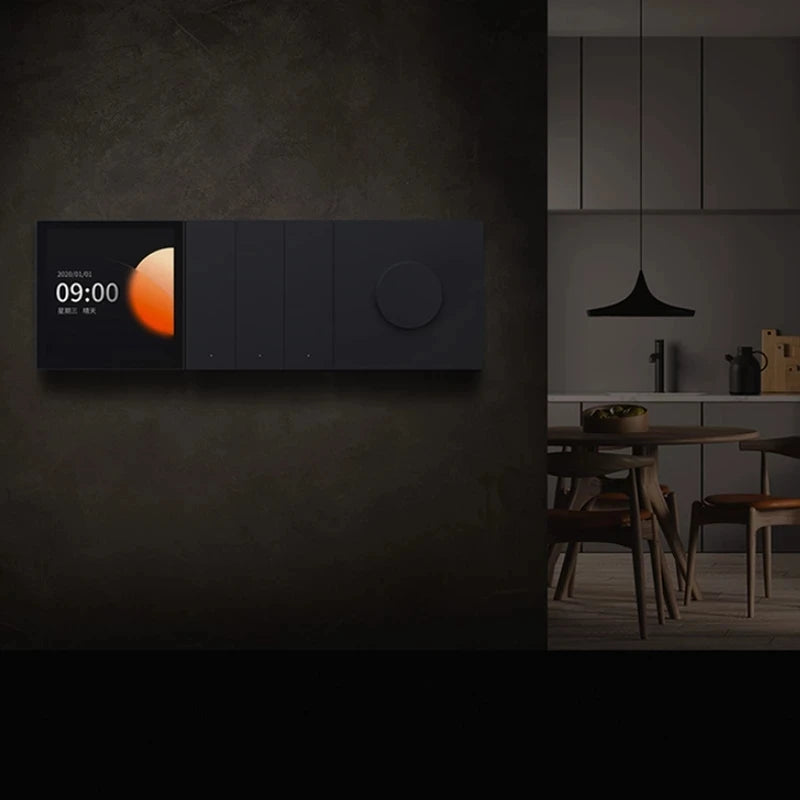 Aqara Smart Scene panel Switch S1 3.95 inch Touch Screen Voice Light Control AI Gesture Recognition For HomeK Aqara Home App