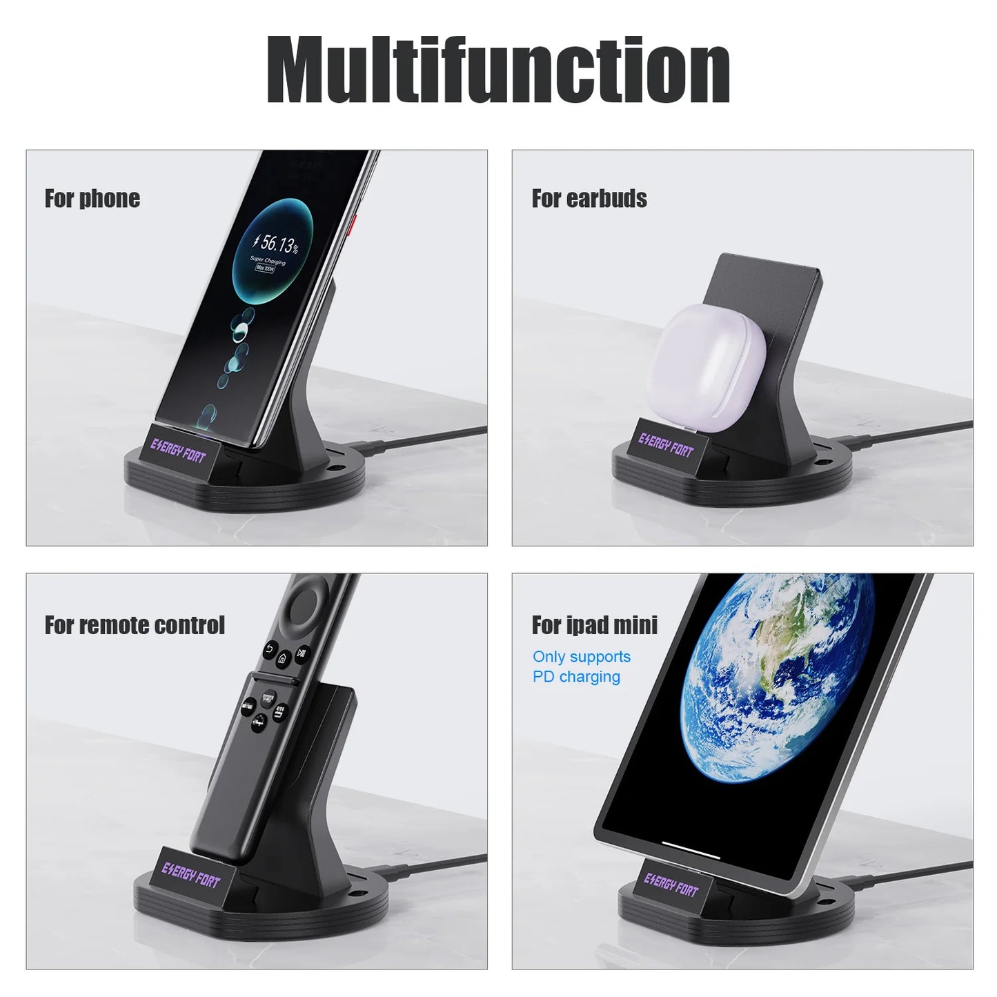 For Xiaomi PD120W Magnetic Fast Charging Base Wireless Charger Stand Desk Charging Station for Xiaomi14/14pro Redmi k70 Huawei