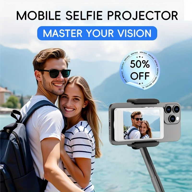 Smartphone Wireless Magnetic Selfie Monitor Screen iPhone Android Phone Vlog Live Video Recording Outdoor Selfie Assistance