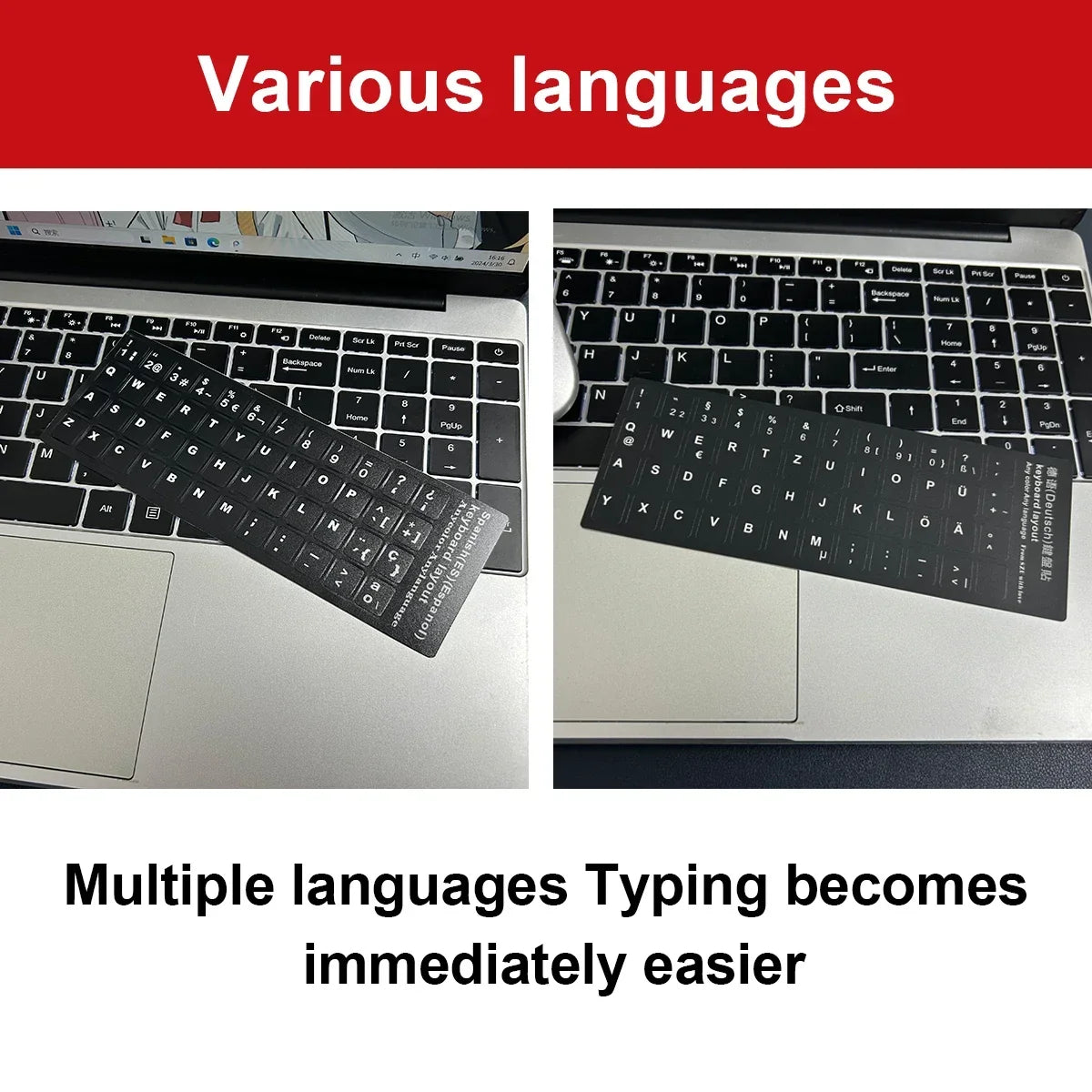 14.1" Ultra Slim Laptop 16GB RAM 2TB SSD Intel N3700 Notebook Gamer 1920*1080 Display Office Study Computer PC Windows 11 Pro
