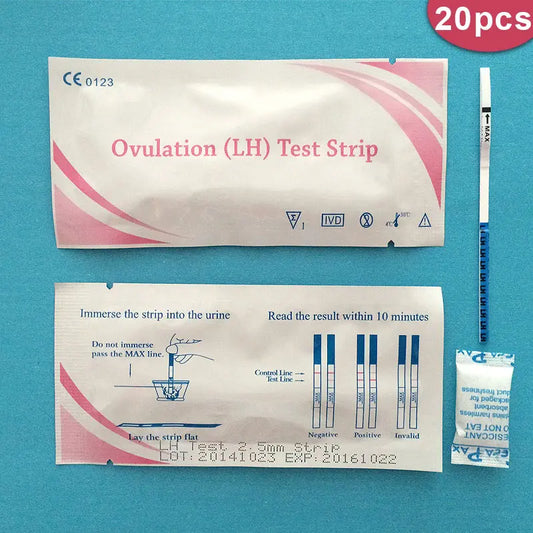 10pcs LH Ovulation Test Strips for women LH Predictor Tests Urine Test Strips First Response Over 99% Accuracy Pregnancy Test