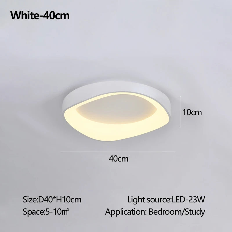 Nordic Wood Ceiling Light Round Log Walnut Remote Home Fixture LED For Study Living Room Hallway Bedroom Decoration Illumination