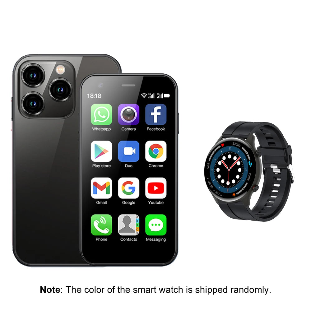 SERVO 15SE Small Smartphone 2 SIM WCDMA Android 8.1 RAM 2GB ROM 16GB GPS WIFI 3.0" Screen Mini Portable Mobile Phone Cheap Price