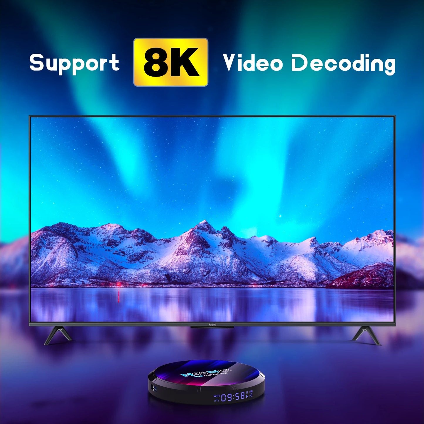 H96MAX RK3528 Android 13.0 TV Box Support 2.4G/5.8G WiFi6 BT5.0 4K Video Set Top TV Box Decode And Play 8K