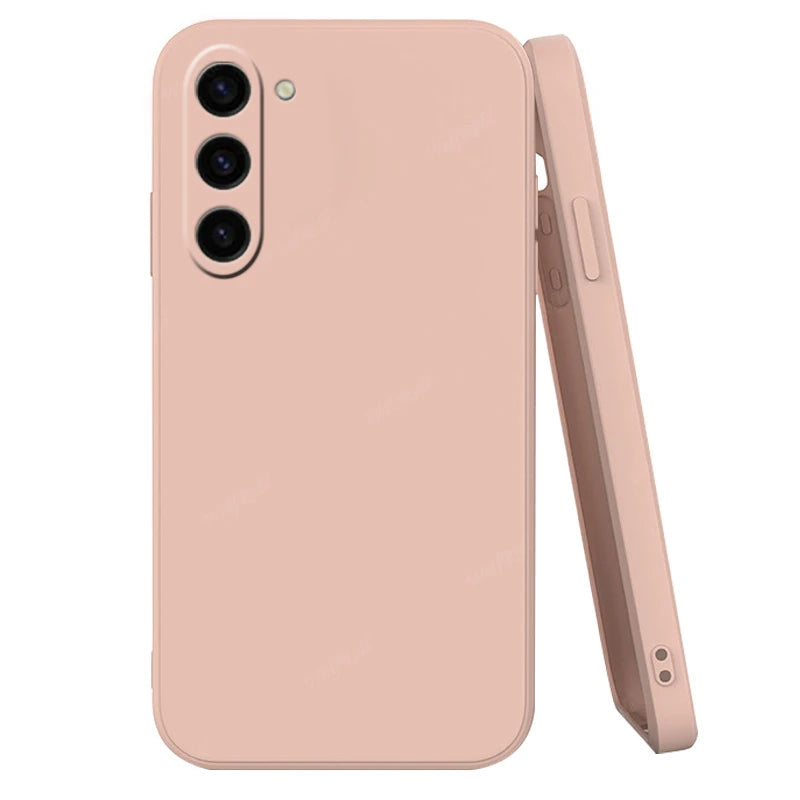 For Samsung S25 Case Cover Samsung Galaxy S25 Plus Capas Liquid Silicone Original TPU Shockproof Soft Fundas Samsung S25 Ultra