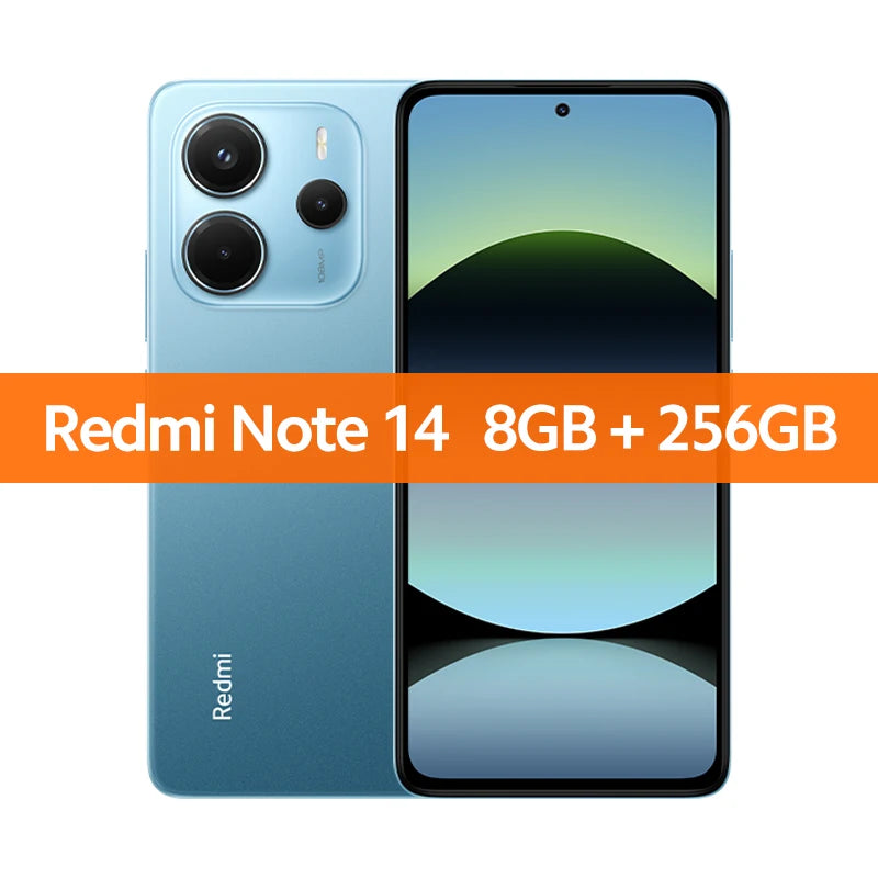 【World Premiere】Global Version Xiaomi Redmi Note 14 MediaTek Helio G99-Ultra 108MP AI Camera 6.67" AMOLED 120Hz Display 5500mAh