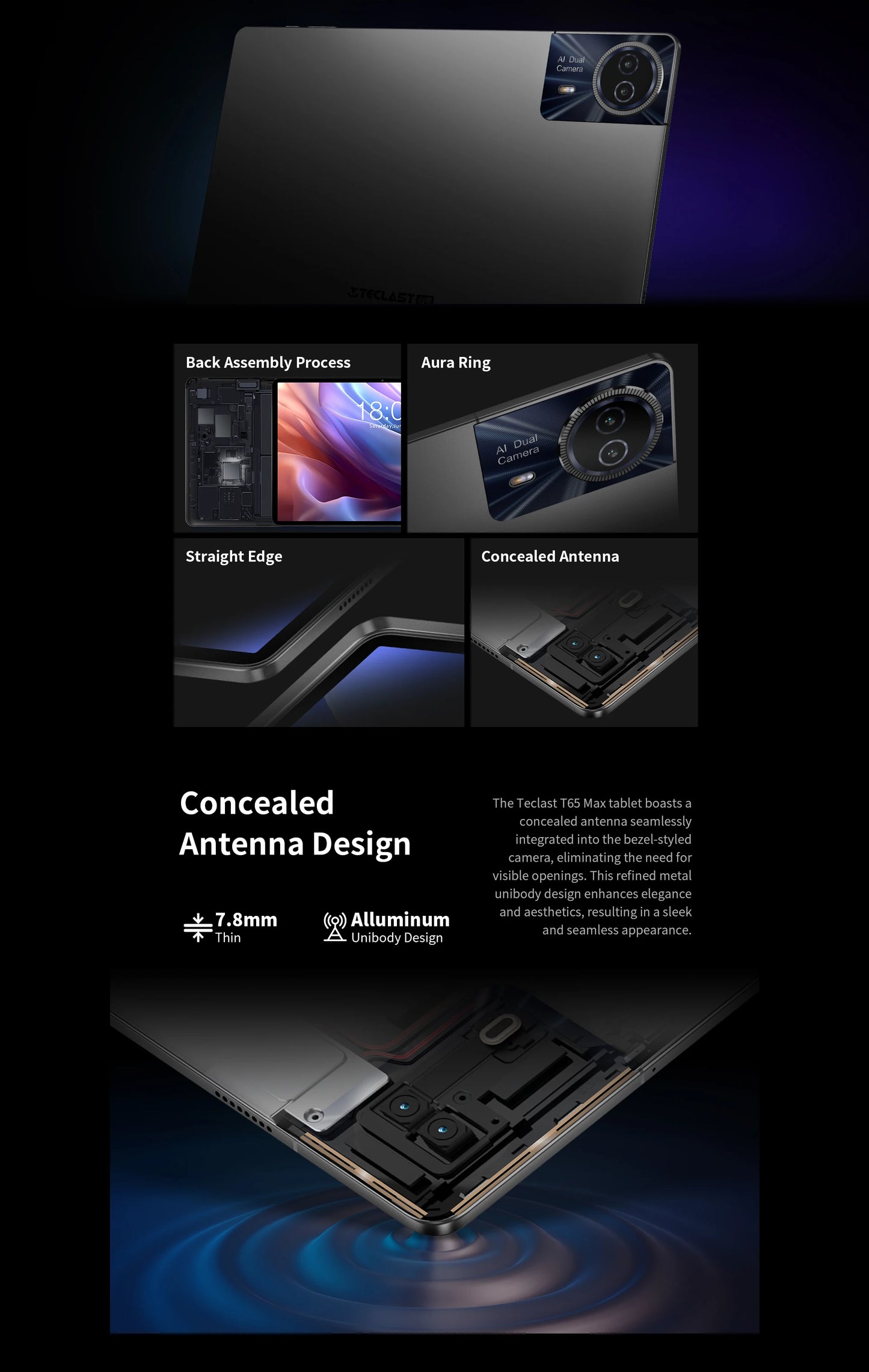 Teclast T65 Max 13 Inch Tablet Android 14 Mediatek Helio G99 (8Gb+12Gb Expansion) 20Gb Ram 256Gb Rom 10000Mah Battery Dual Sim 4g Lte 1920X1200 Gps Widevine L1 for Netflix