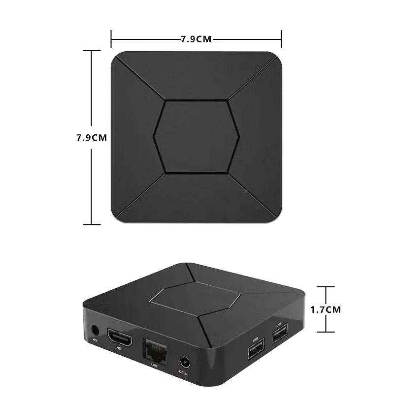 2024 Hot Smart 4K HDR TVBox Allwinner H313 2.4G/5G WIFI Bluetooth Google Voice Assistant 2G8G 100M Android 10.0 Media Player BOX