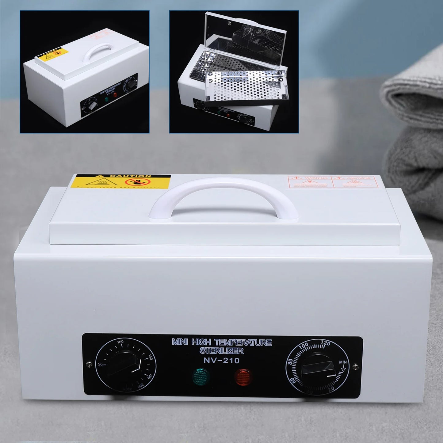 Sweetmile UV Ozone Sterilizer Box Cabinet High Temperature Nail Sterilizer Disinfection Box Storage Case Nail Tools Machine