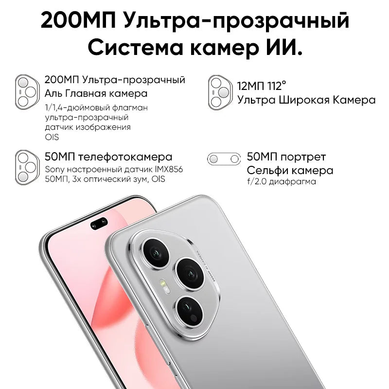 2025 HONOR 400 Pro Global Version 5G Smartphone Snapdragon 8 Gen 3 120Hz 6.7" AMOLED Display 200MP Camera 100W SuperCharge NFC