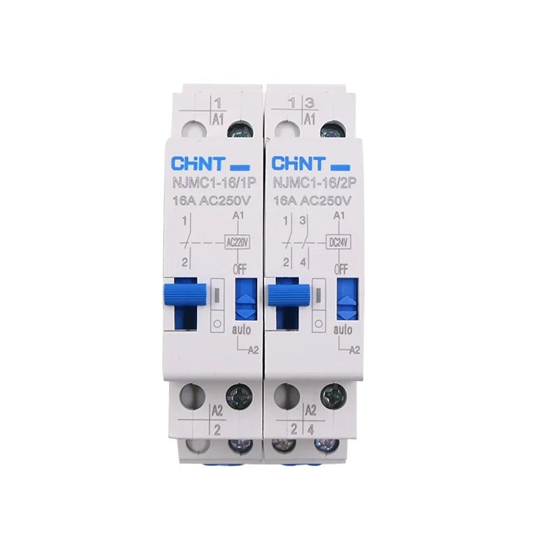CHINT Impulse Signal Pulse Relay NJMC1 Signal Relay NJMC1-16 1P 2P 3P 4P AC220V DC24V 16A CHNT