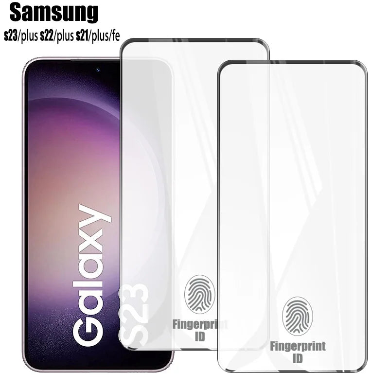 for samsung s23 s25 s24 fe Screen Protector for Samsung s25 ultra s24 s23 s21 s22 plus s23 fe glass protection galaxy s 23 accesorios Glass protectors for samsung s23 mica Samsung s24 plus