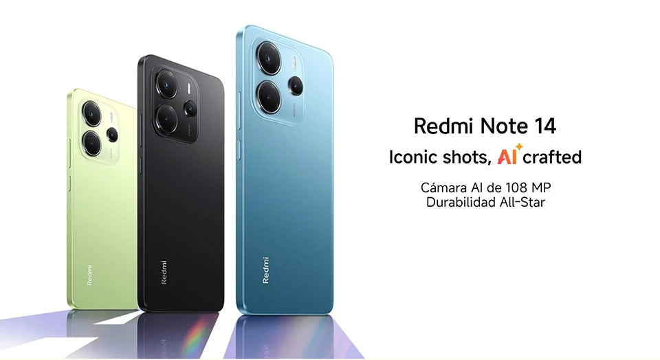 Xiaomi Redmi Note 14 4G NFC helium G99-Ultra 6,67 ''AMOLED screen 120 Hz 108 MP IA camera 5500 mAh battery,Charger Not Included
