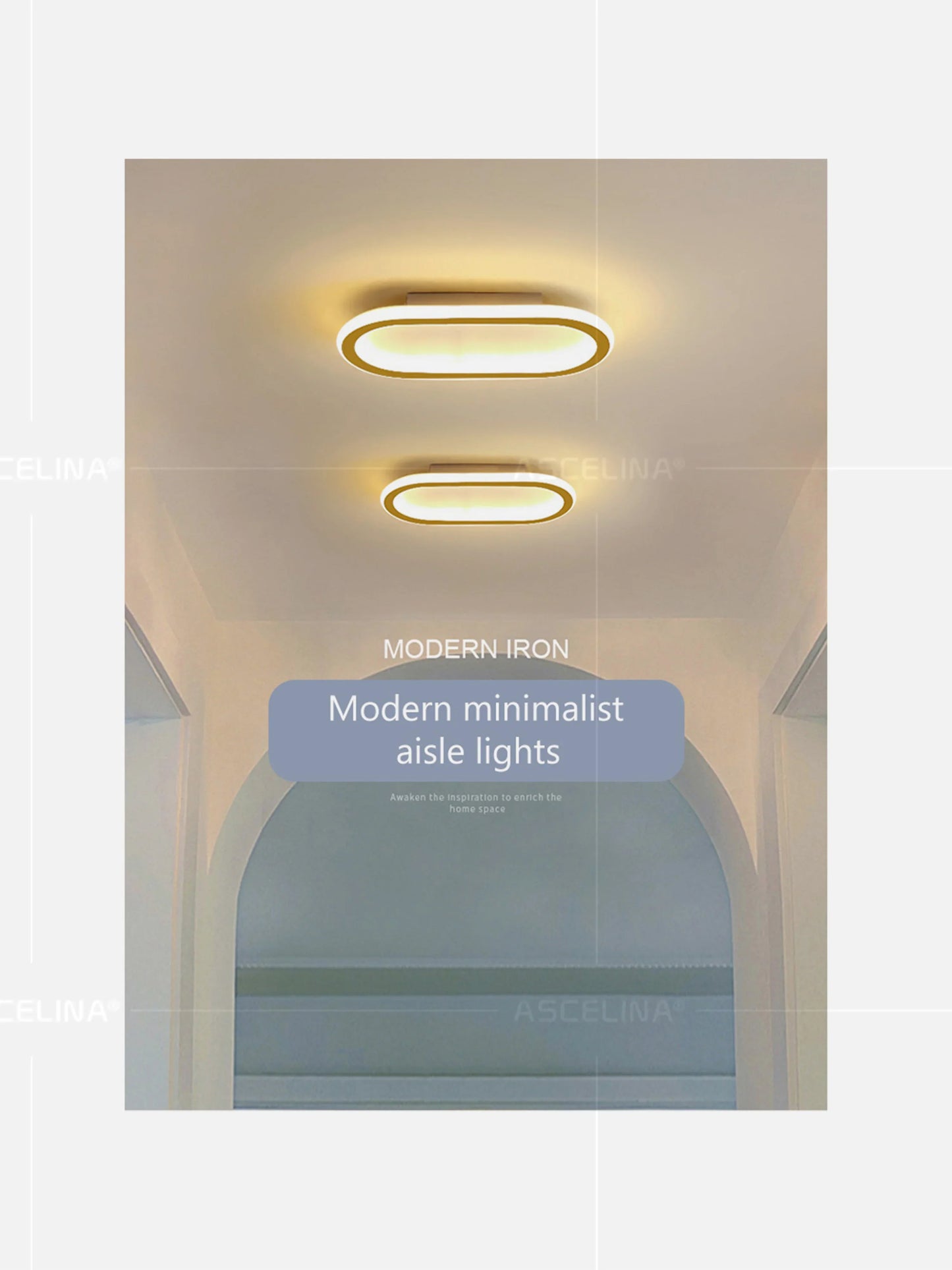 LED Modern Ceiling Light Oval Black Corridor 40/60/80CM Lamp For Bedroom Gallery Porch Living Room Hotel Indoor Lighting Fixture