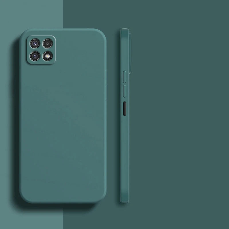 For Samsung Galaxy A22S 5G Case Samsung Galaxy A22 A22S 5G Cover Luxury TPU Shockproof Liquid Silicon Phone Case Samsung A22S 5G