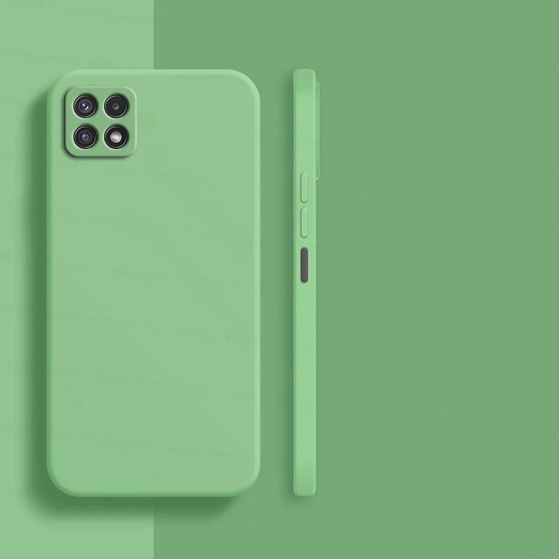 For Samsung Galaxy A22S 5G Case Samsung Galaxy A22 A22S 5G Cover Luxury TPU Shockproof Liquid Silicon Phone Case Samsung A22S 5G