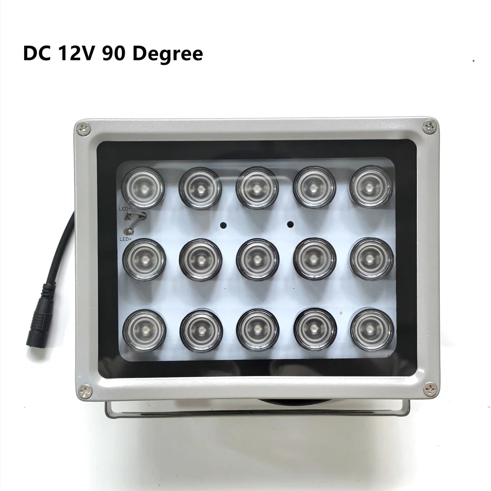 DC 12V IR distance 15 Leds IR Illuminators Infrared Light LED CCTV Camera Night-vision IR Fill Lamp for CCTV Security Camera