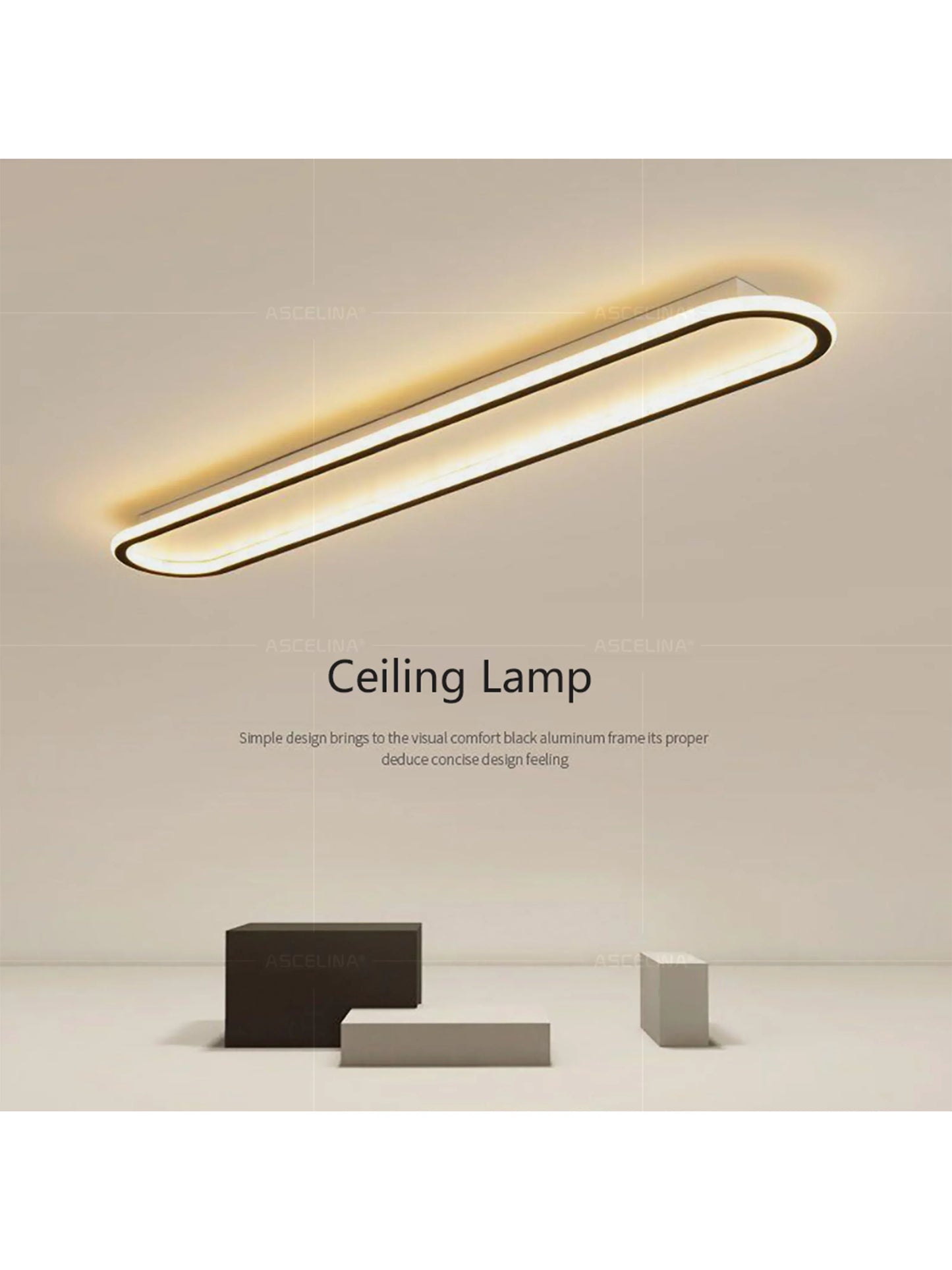 LED Modern Ceiling Light Oval Black Corridor 40/60/80CM Lamp For Bedroom Gallery Porch Living Room Hotel Indoor Lighting Fixture