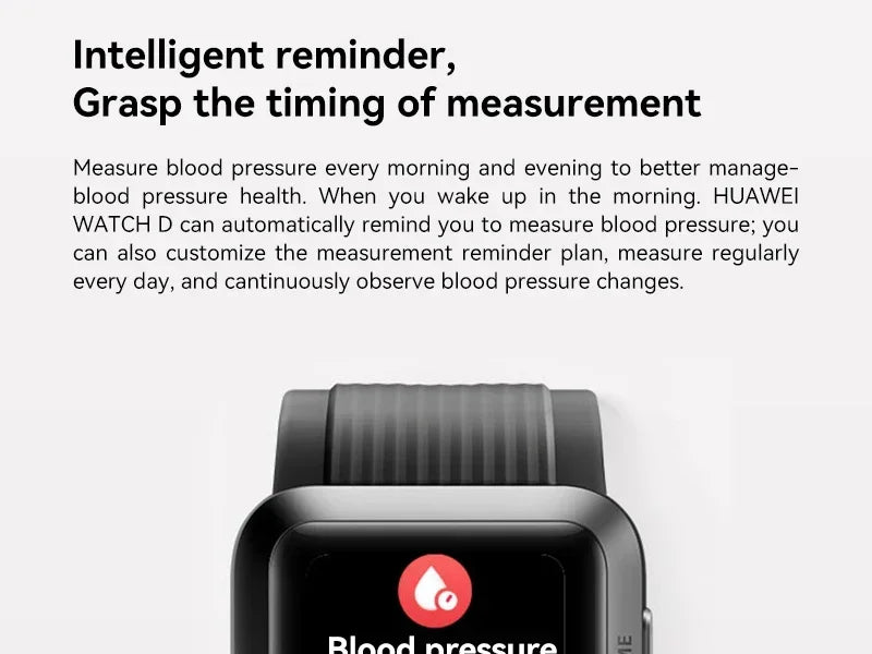 Authentic Huawei WATCH D Huawei wrist ECG blood pressure recorder smart watch blood pressure measurement ECG..