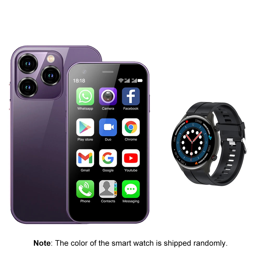 SERVO 15SE Small Smartphone 2 SIM WCDMA Android 8.1 RAM 2GB ROM 16GB GPS WIFI 3.0" Screen Mini Portable Mobile Phone Cheap Price