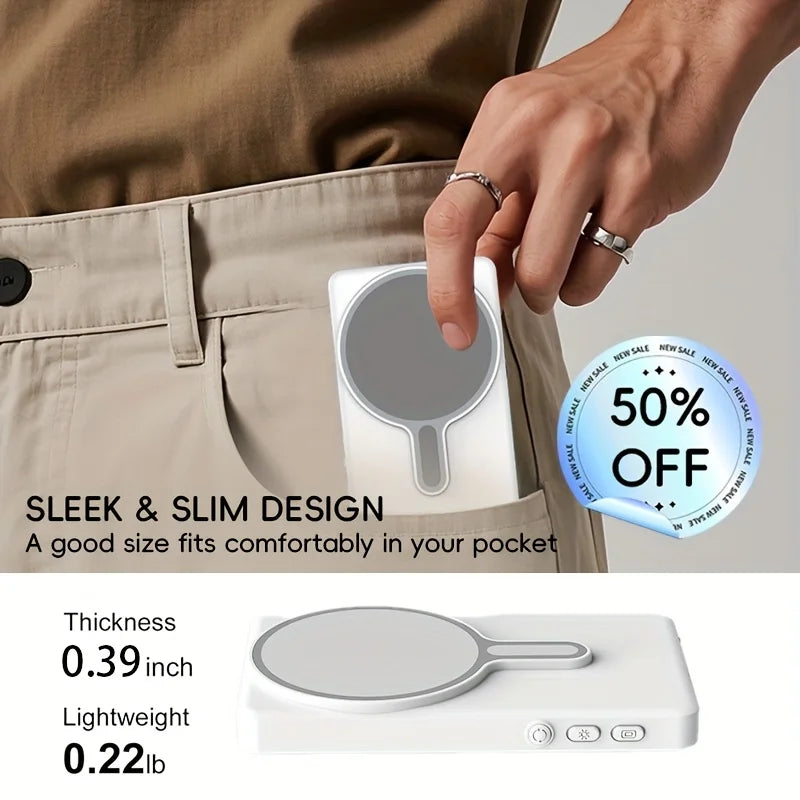 Smartphone Wireless Magnetic Selfie Monitor Screen iPhone Android Phone Vlog Live Video Recording Outdoor Selfie Assistance
